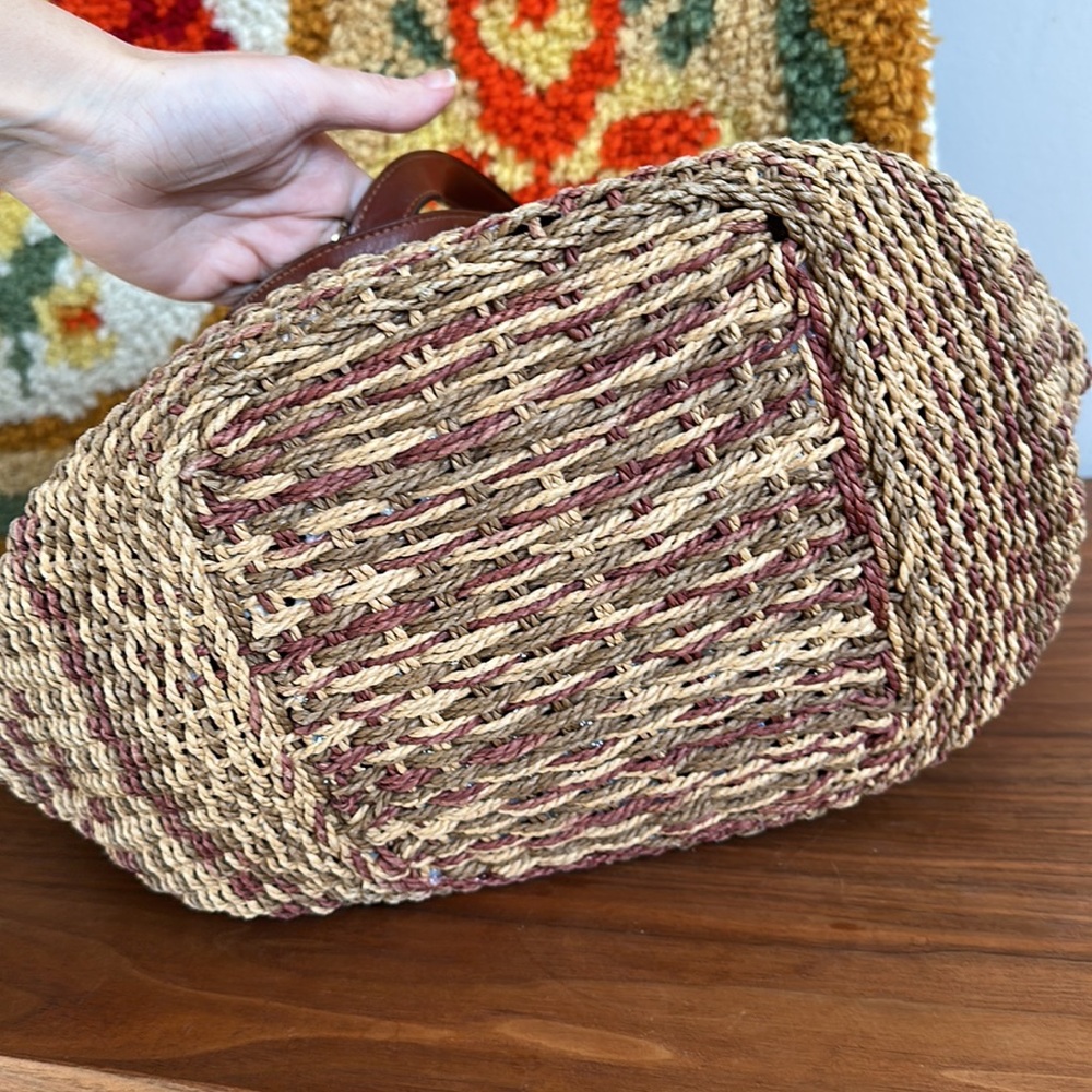 Lucky Brand Woven Market Shoulder Bag - Picture 4 of 7
